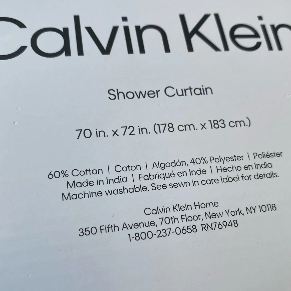 Calvin Klein Shower Curtain